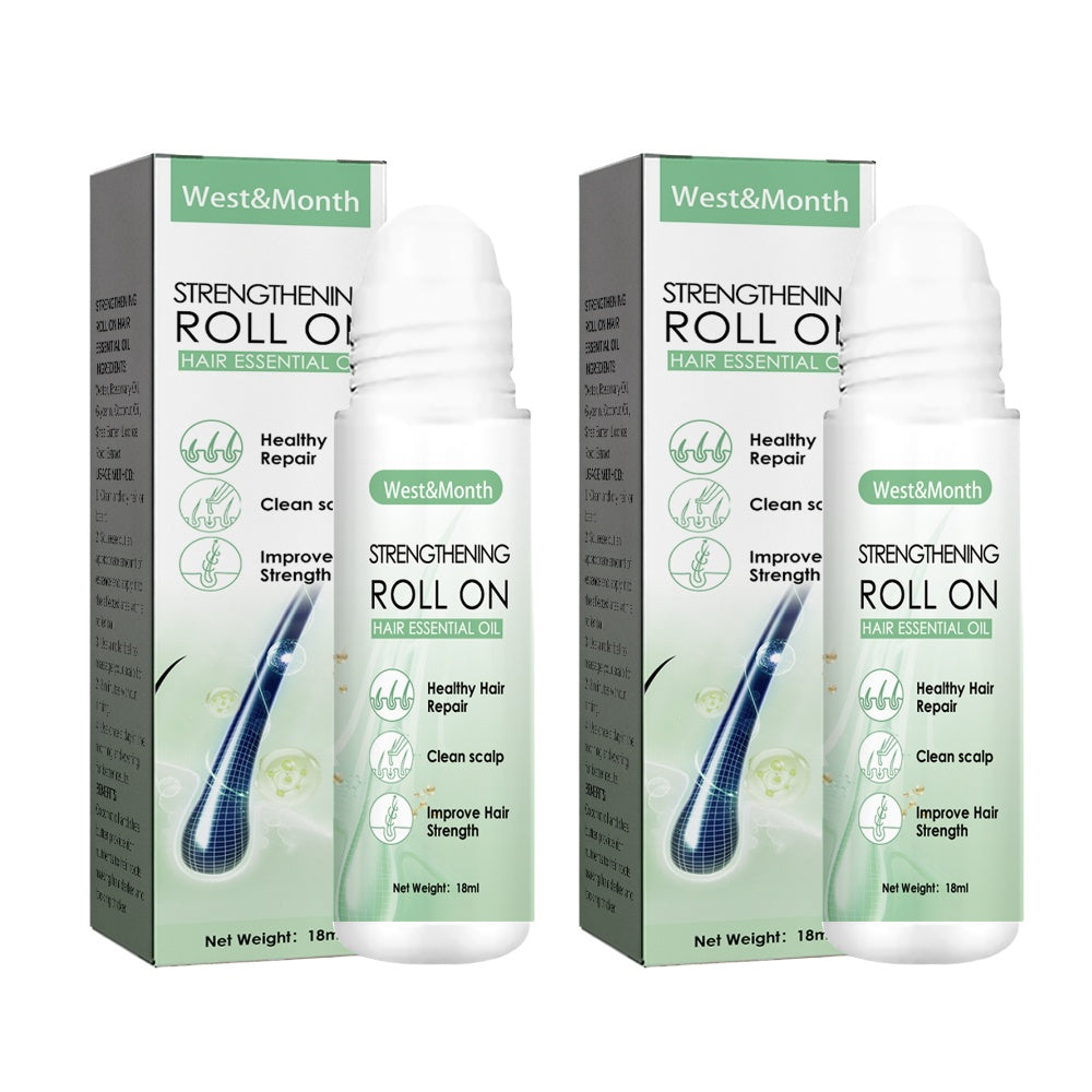 West&Month Hair Roller Balls Scalp Massage Moisturizing Hair Roots Thickening