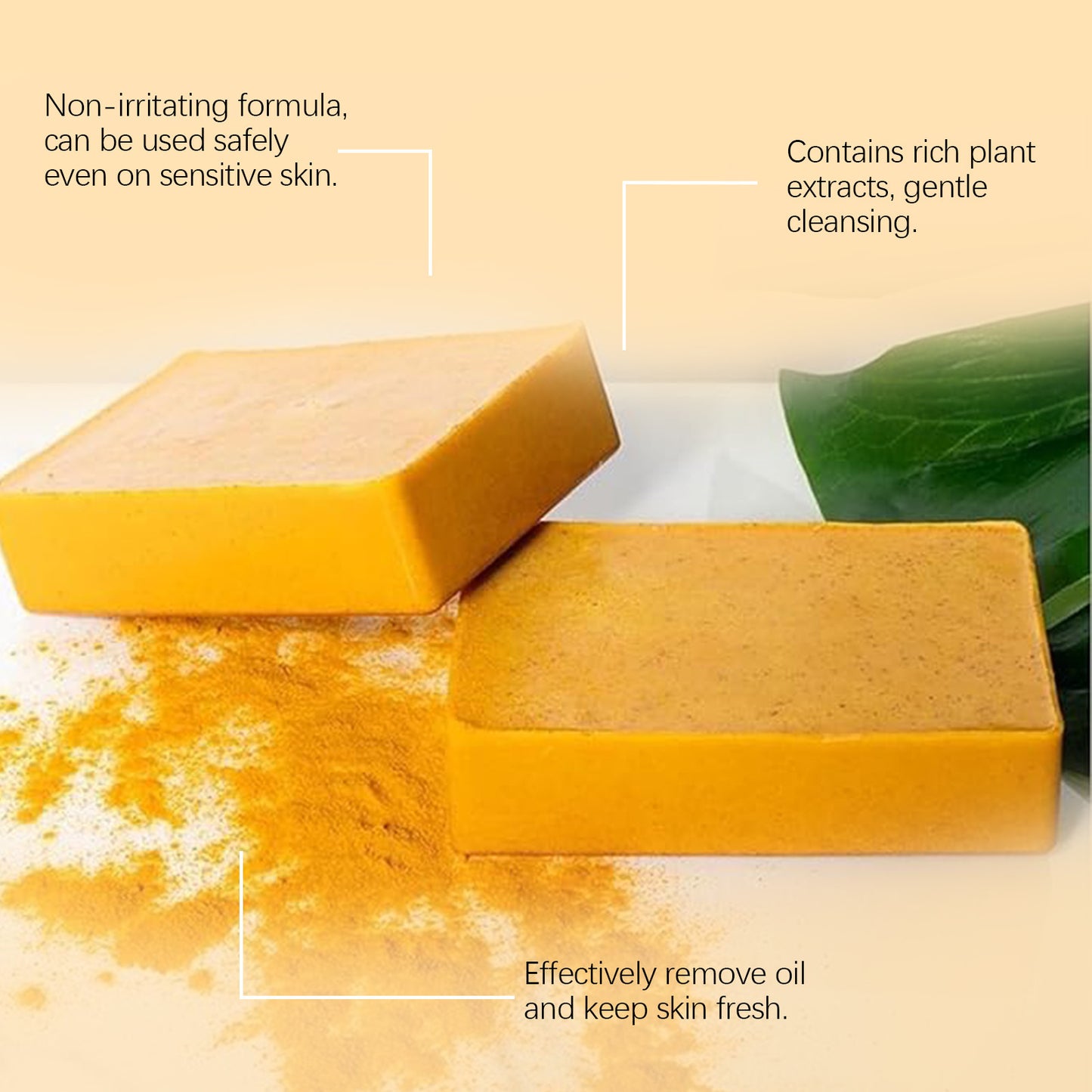 Lemon Turmeric Brightening Soap Gently Cleanses The Skin