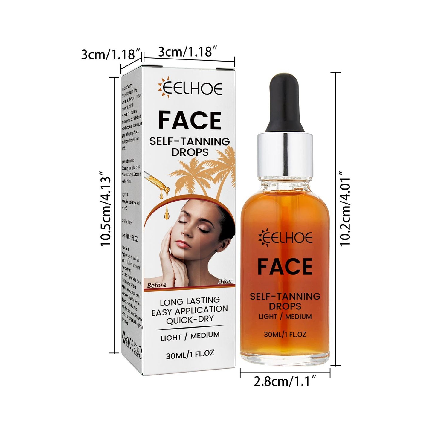 EELHOE Facial Tanning Essence For Achieving A Natural And Stylish