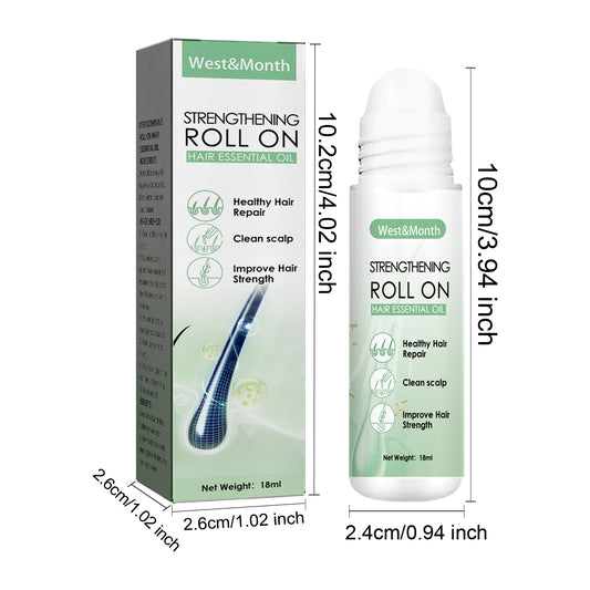 West&Month Hair Roller Balls Scalp Massage Moisturizing Hair Roots Thickening