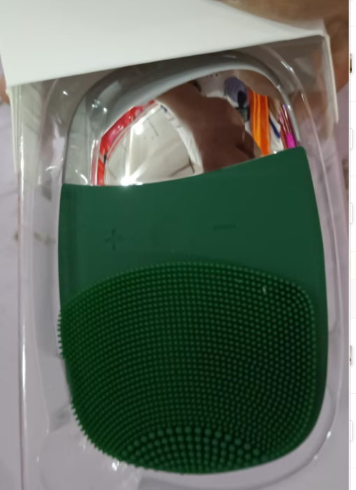 Mini Silicone Electric Face Cleansing Brush Electric Facial Cleanser Facial Cleansing Brush Skin Massager