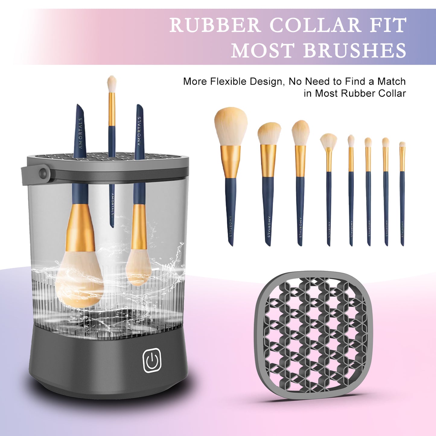 Electric Makeup Brush Cleaner - 9000 RPM Makeup Brush Cleaning Machine