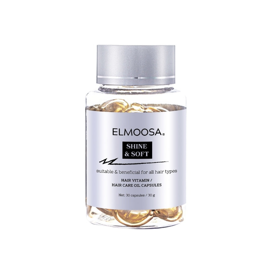 ELMOOSA Shine & Soft Hair Care Caviar Oil Capsules,Hair Vitamins