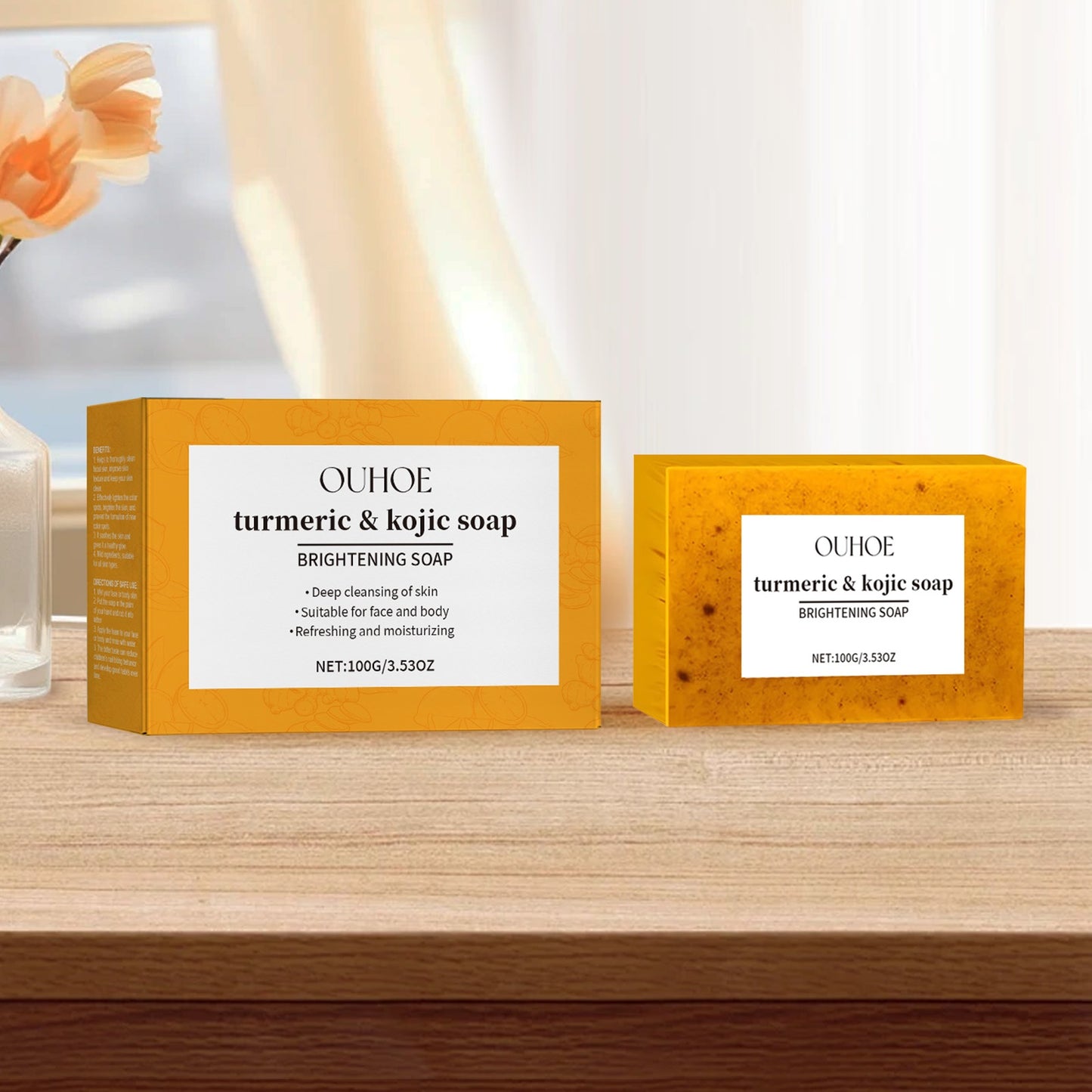Lemon Turmeric Brightening Soap Gently Cleanses The Skin