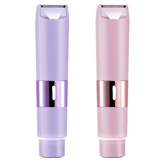 1Pc 2 In 1 Bikini Trimmer For Women Dual Head Cordless Body Shaver