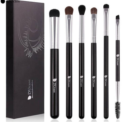 Factory direct 6 makeup brush set double head makeup brush double eye shadow brush beauty tools wholesale