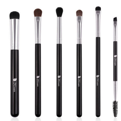 Factory direct 6 makeup brush set double head makeup brush double eye shadow brush beauty tools wholesale