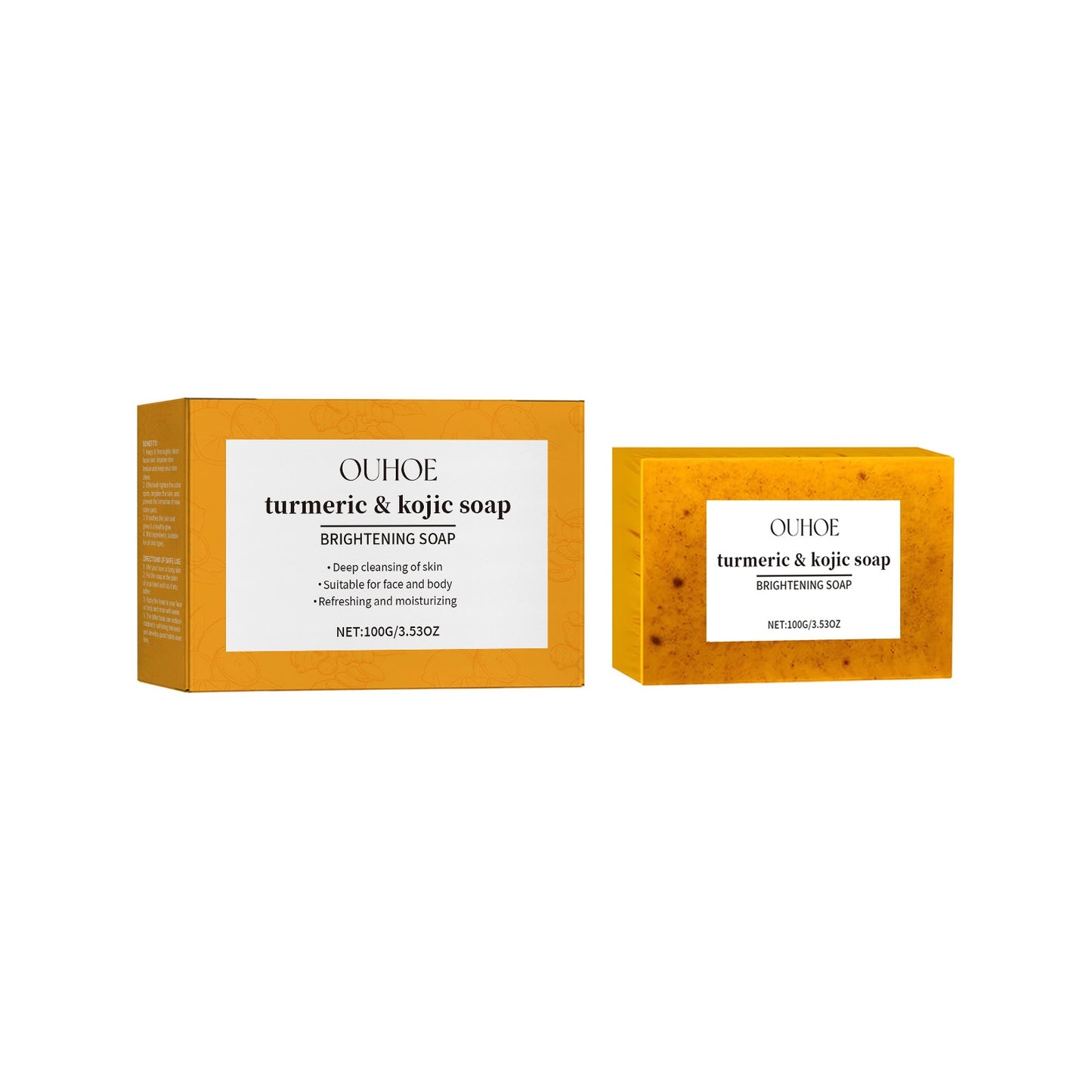 Lemon Turmeric Brightening Soap Gently Cleanses The Skin