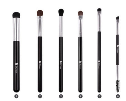 Factory direct 6 makeup brush set double head makeup brush double eye shadow brush beauty tools wholesale