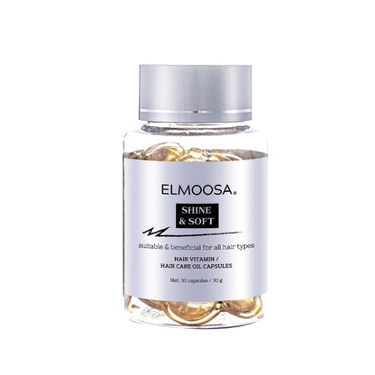ELMOOSA Shine & Soft Hair Care Caviar Oil Capsules,Hair Vitamins