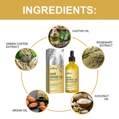 EELHOE Rosemary Hair Treatment Oil Scalp Cleansing Conditioning Volumizing Smoothing Repair