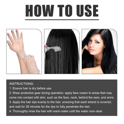 Natural Gentle Long-lasting Easy To Color Hair Cream
