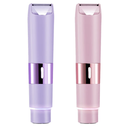 1Pc 2 In 1 Bikini Trimmer For Women Dual Head Cordless Body Shaver
